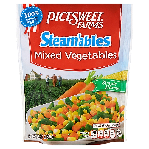 Pictsweet Farms Steam'ables Mixed Vegetables, 10 oz