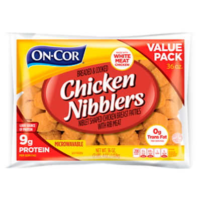 On-Cor Breaded & Cooked Chicken Nibblers Value Pack, 36 oz