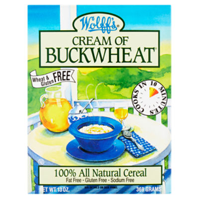 Wolff's Cream of Buckwheat 100% All Natural Cereal, 13 oz
