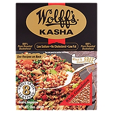 Wolff's Whole Granulation 100% Pure Roasted Buckwheat Kasha, 13 oz, 13 Ounce