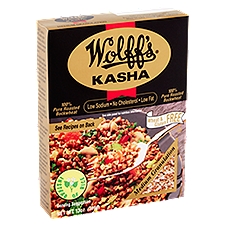 Wolff's Medium Granulation 100% Pure Roasted Buckwheat Kasha, 13 oz