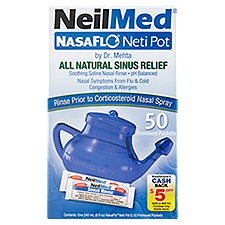 NeilMed NasaFlo Neti Pot All Natural Sinus Relief, Kit, 1 Each