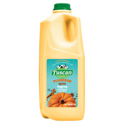 Tuscan Pumpkin Spice Eggnog Limited Edition, half gallon