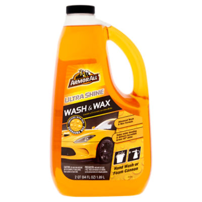 Armor All Ultra Shine Wash & Wax, 2 qt, 64 Fluid ounce