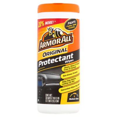 Armor All Original Protectant Wipes, 30 count