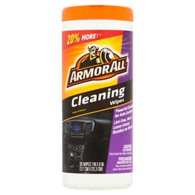 Armor All Cleaning Wipes, 30 count, 30 Each