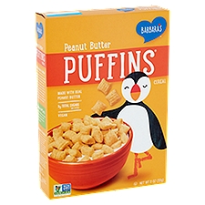 Barbara's Bakery Cereal - Peanut Butter Puffins, 11 Ounce