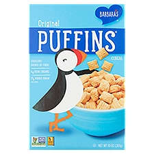 Barbara's Puffins Original, Cereal, 10 Ounce