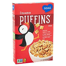 Barbara's Puffins Cereal, Cinnamon, 10 Ounce