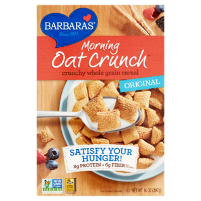 Barbara's Morning Oat Crunch Original Crunchy Whole Grain Cereal, 14 oz, 14 Ounce