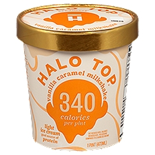 Halo Тор Vanilla Caramel Milkshake Light Ice Cream, 1 pint