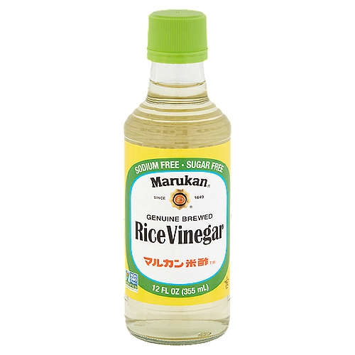 Marukan Genuine Brewed Rice Vinegar, 12 fl oz
