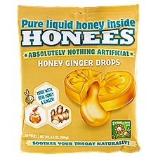 Honees Honey Ginger Drops, 20 count, 3.5 oz