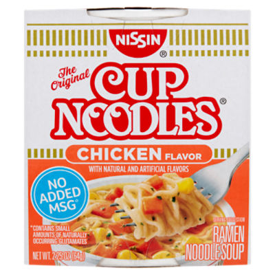 Nissin The Original Cup Noodles Chicken Flavor Ramen Noodle Soup, 2.25 oz