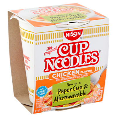 Nissin The Original Cup Noodles Chicken Flavor Ramen Noodle Soup, 2.25 oz