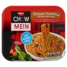Nissin Teriyaki Chicken Flavor Chow Mein Noodles, 4 oz