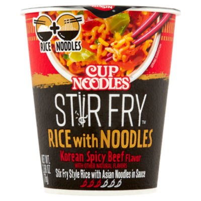 Nissin Cup Noodles Stir Fry Rice with Noodles General Tso's Chicken Flavor - 2.68 oz