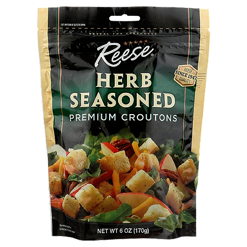 Reese Herb Seasoned Premium Croutons, 6 oz