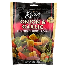 Reese Onion & Garlic Premium Croutons, 6 oz