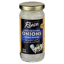 Reese Sour Cocktail Onions, 8 Fluid ounce