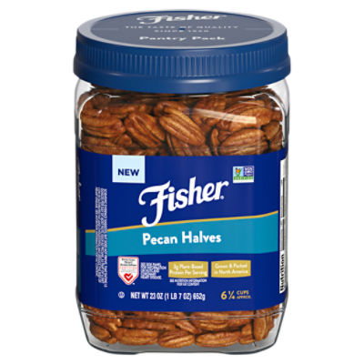 Fisher Pecan Halves, 23 oz