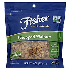 Fisher Chef's Naturals Chopped Walnuts, 10 oz
