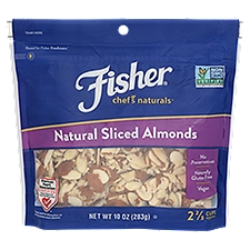 Fisher Chef's Naturals Natural Sliced Almonds, 10 oz
