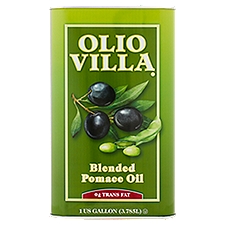 Olio Villa Blended Pomace, Oil, 128 Fluid ounce