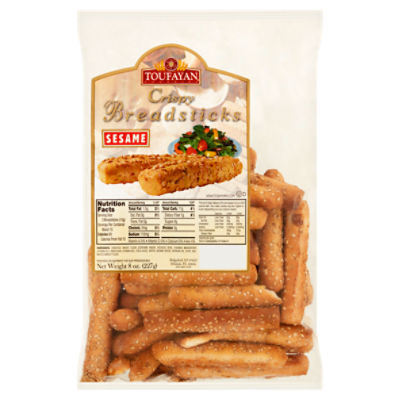 Toufayan Bakeries Sesame Crispy Breadsticks, 8 oz