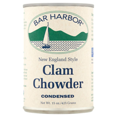 Bar Harbor New England Style Condensed Clam Chowder, 15 oz, 15 Ounce