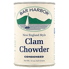 Bar Harbor New England Style Condensed Clam Chowder, 15 oz, 15 Ounce