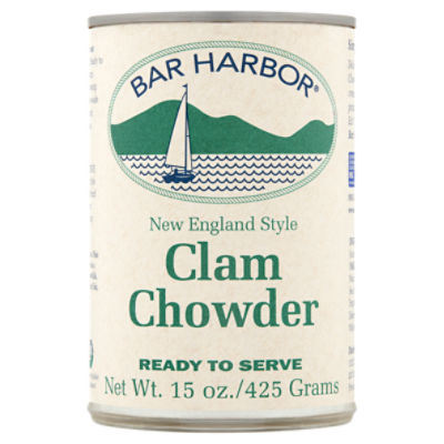 Bar Harbor New England Style Clam Chowder, 15 oz, 15 Ounce