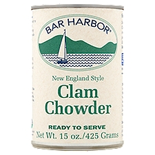 Bar Harbor New England Style, Clam Chowder, 15 Ounce