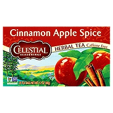 Celestial Seasonings Cinnamon Apple Spice Herbal Tea Bags, 20 count, 1.7 oz