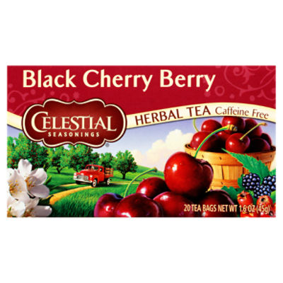 Celestial Seasonings Black Cherry Berry Herbal Tea Bags, 20 count, 1.6 oz