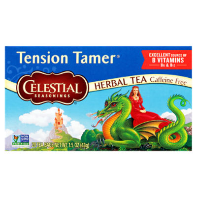 Celestial Seasonings Tension Tamer Herbal Tea Bags, 20 count, 1.5 oz