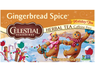 Celestial Seasonings Herbal Tea - Gingerbread Spice Caffeine Free, 2.2 oz