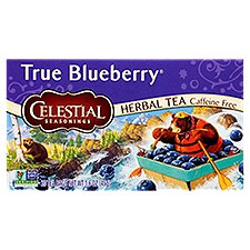 Celestial Seasonings True Blueberry Herbal Tea Bags, 20 count, 1.6 oz