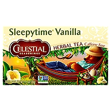 Celestial Seasonings Sleepytime Vanilla Caffeine Free Herbal, Tea Bags, 1.1 Ounce