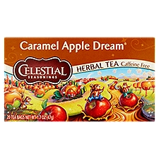 Celestial Seasonings Caramel Apple Dream Herbal Tea Bags, 20 count, 1.7 oz