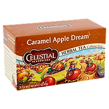 Celestial Seasonings Caramel Apple Dream Herbal Tea Bags, 20 count, 1.7 oz