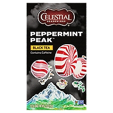 Celestial Seasonings Peppermint Peak™ Black, Tea Bags, 20 Each