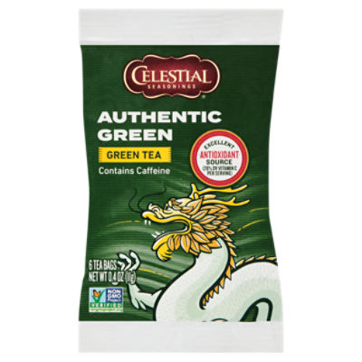 Celestial Seasonings Authentic Green Tea Bags 6ct