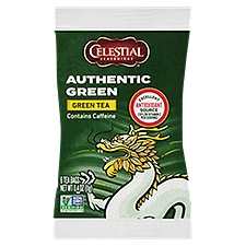 Celestial Seasonings Tea Bags, Authentic Green, 6 Each