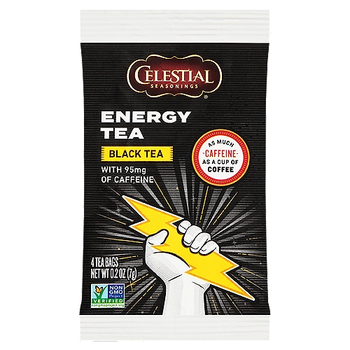 Celestial Seasonings® Energy Black Tea Bags 4 ct Bag