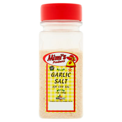 Mimi's Products Garlic Salt, 7 oz