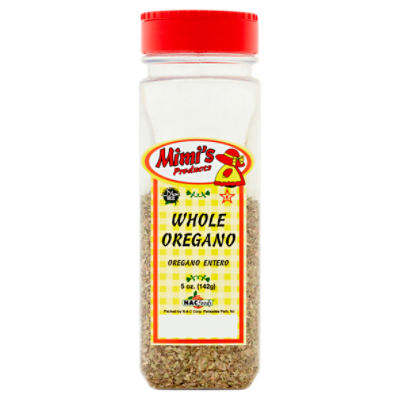 Nac Foods Mimi's Products Whole Oregano, 5 oz