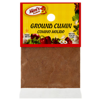 Mimi's Products Ground Cumin, 0.25 oz