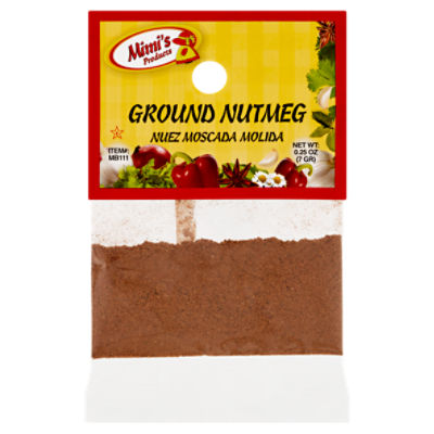 Mimi's Products Ground Nutmeg, 0.25 oz