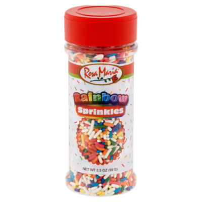 Rosa Maria Rainbow Sprinkles, 3.5 oz